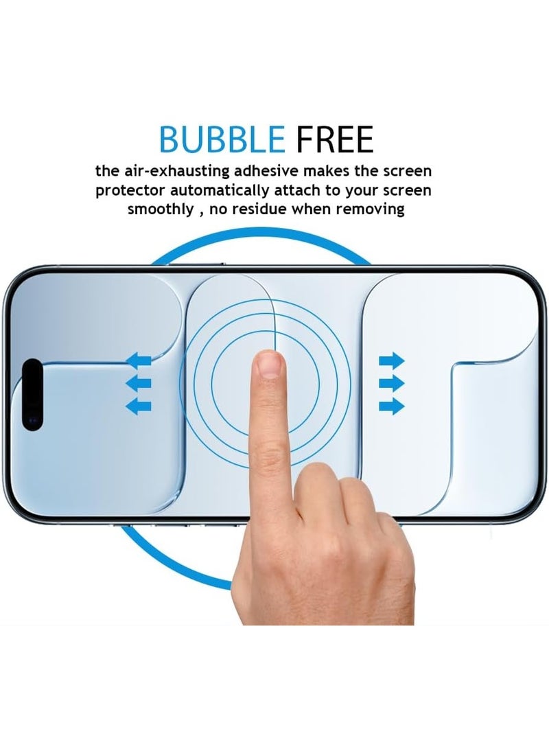 أكاليكس واقي شاشة لهاتف iPhone 17 Air، شاشة من الزجاج المقوى 9H، مقاوم للكسر، زجاج شفاف عالي الوضوح، مناسب لهاتف iPhone 17 Air. - Image 4